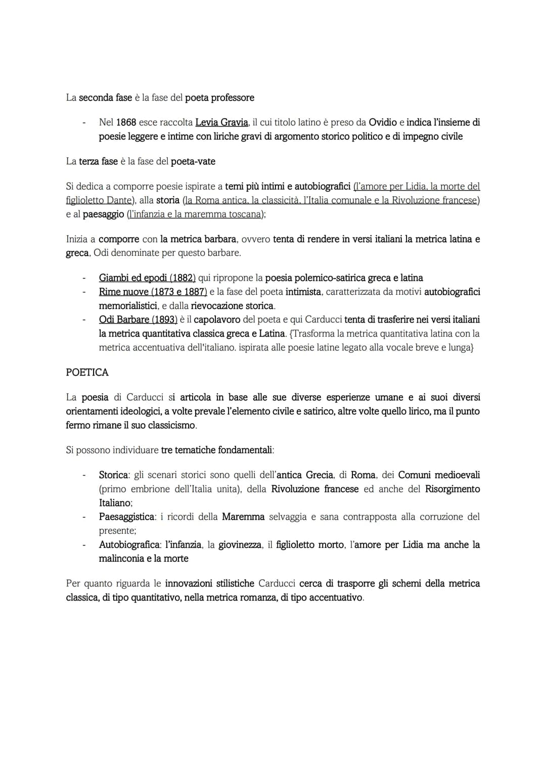 GIOSUE CARDUCCI
VITA
Giosuè Carducci, nasce in Versilia (Lucca), il 27 luglio 1835. Trascorre l'infanzia nella Maremma
toscana fino al 1849 