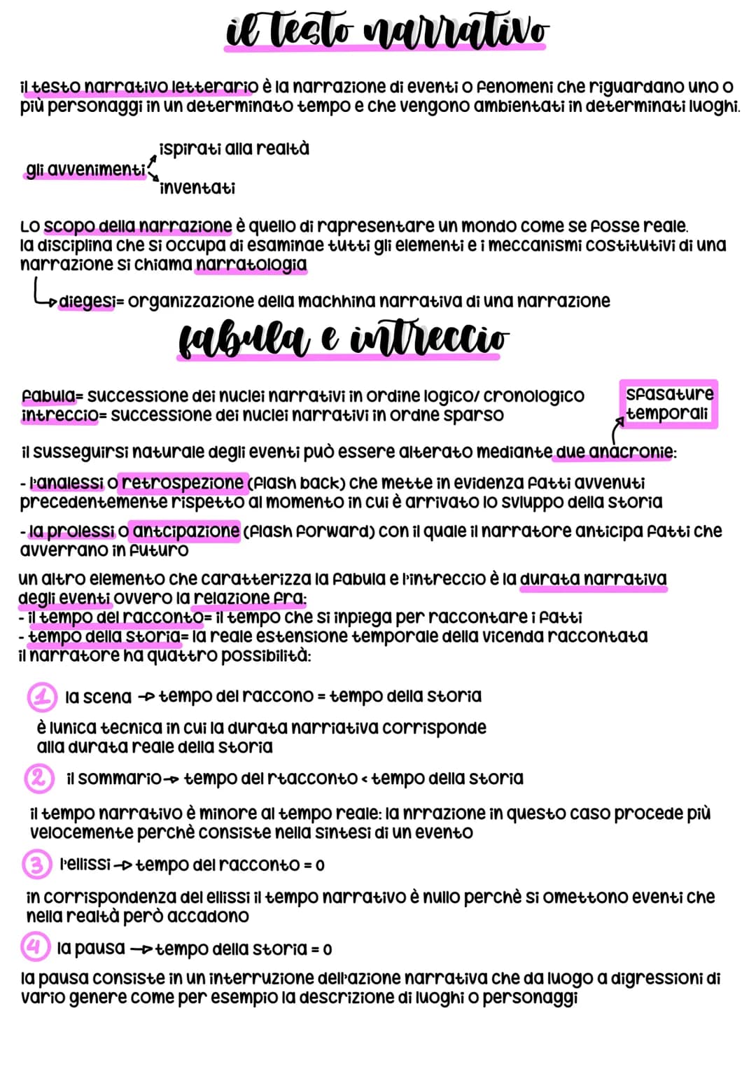 il testo narrativo
il testo narrativo letterario è la narrazione di eventi o fenomeni che riguardano uno o
più personaggi in un determinato 