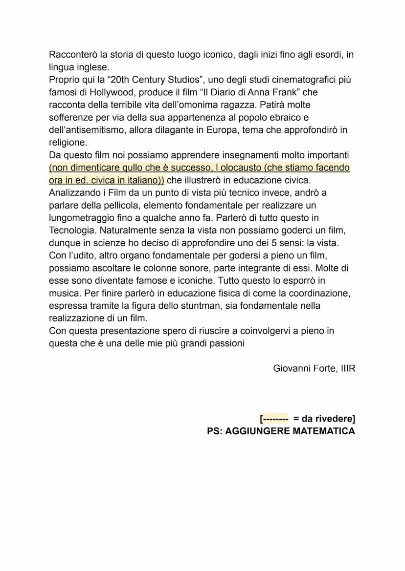 
<h2 id="introduzione">Introduzione</h2>
<p>Il cinema, considerata la 7° arte, è in grado di suscitare emozioni uniche. Sin da piccolo, sono