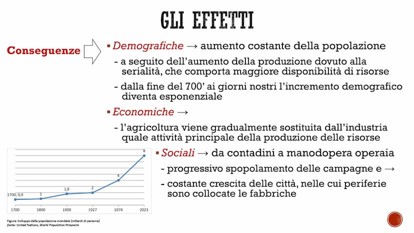 LA RIVOLUZIONE
INDUSTRIALE
UNA TRASFORMAZIONE RADICALE
CO
PEERDE Rivoluzione
industriale
■
Factory system →
- processo di radicale trasforma