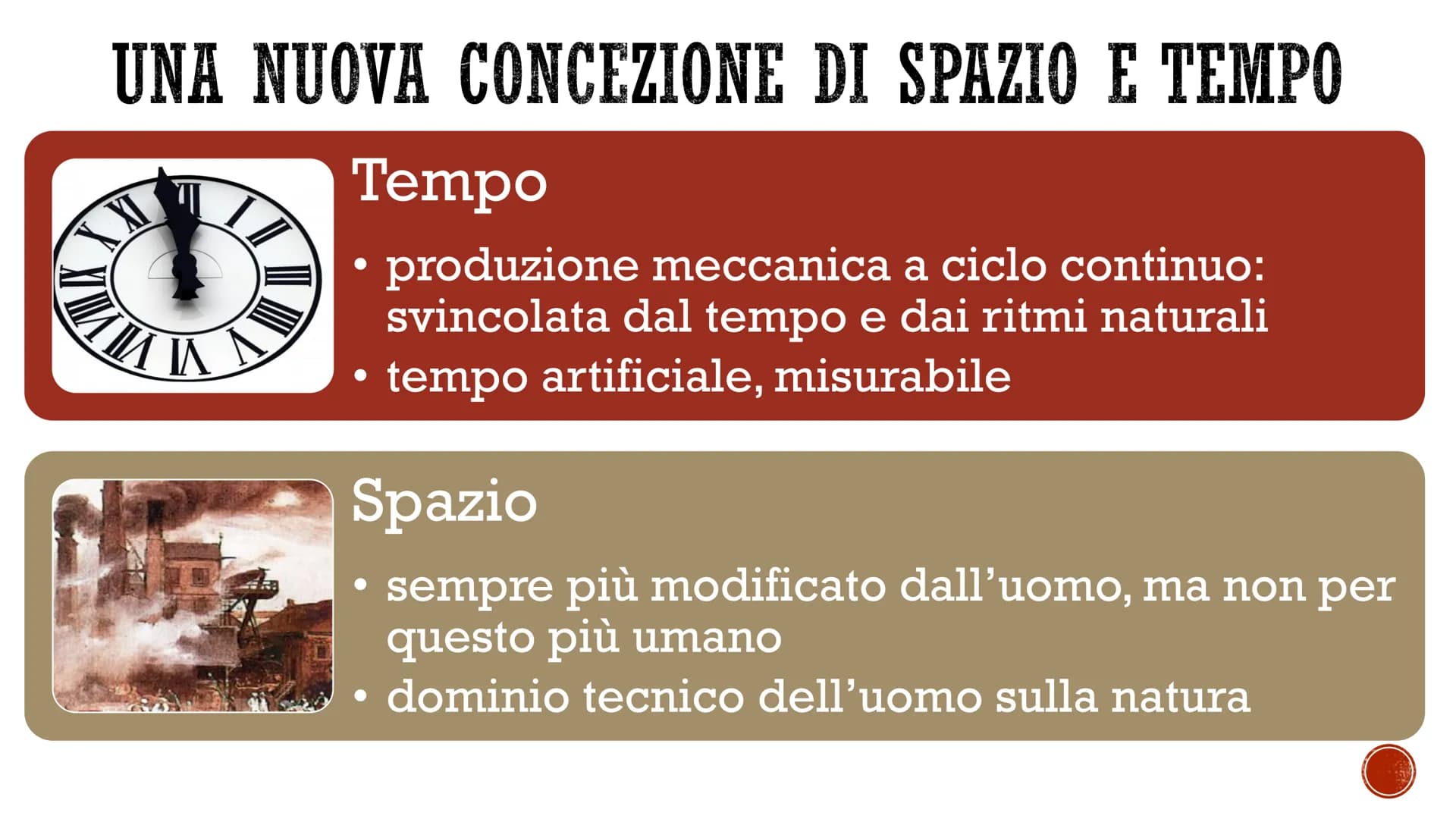 LA RIVOLUZIONE
INDUSTRIALE
UNA TRASFORMAZIONE RADICALE
CO
PEERDE Rivoluzione
industriale
■
Factory system →
- processo di radicale trasforma