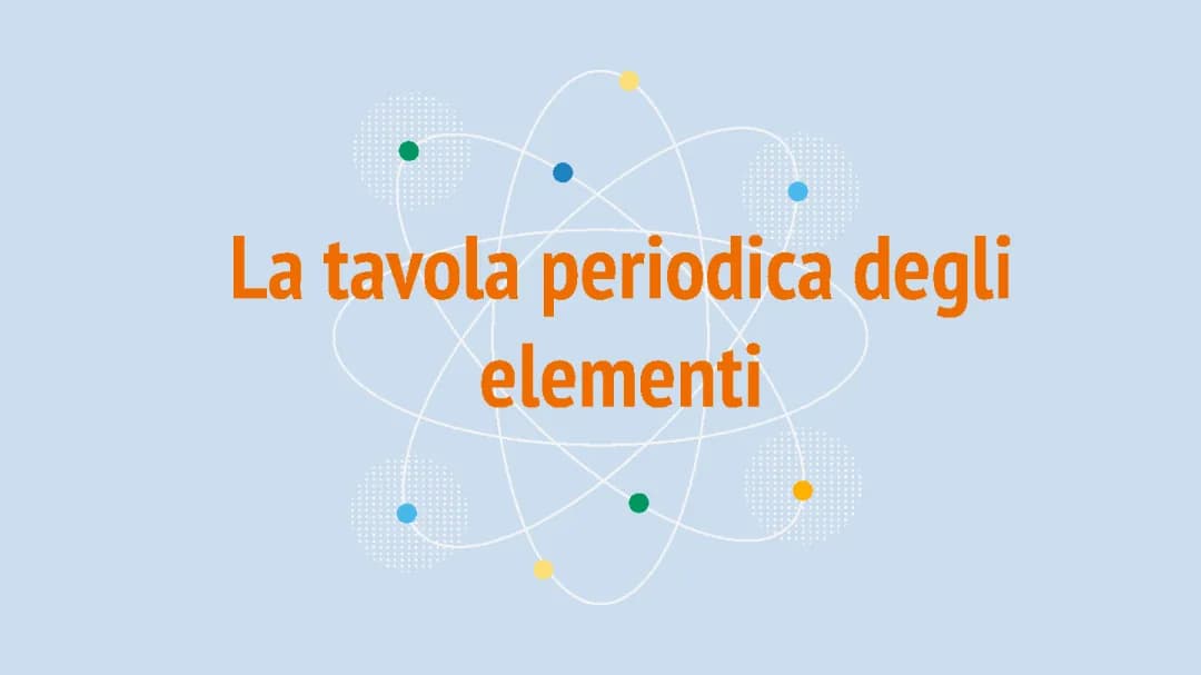 La Tavola Periodica
