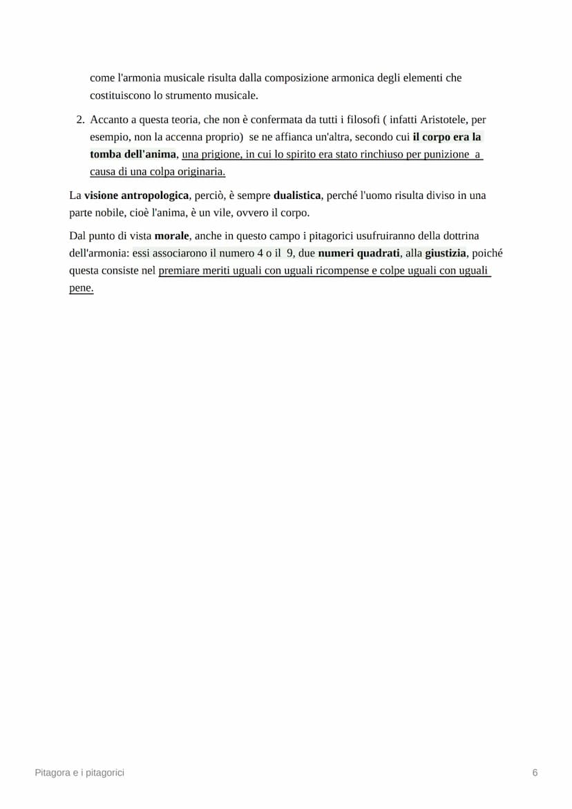 Pitagora e i pitagorici
La figura di Pitagora è avvolta da un mito, in quanto egli veniva ritenuto un profeta mago,
un operatore di miracoli