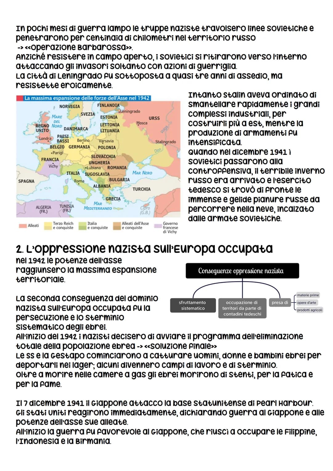 La seconda guerra mondiale
1. L'illusione della guerra lampo
La seconda guerra mondiale ebbe inizio il 1 settembre 1939, quando Hitler diede