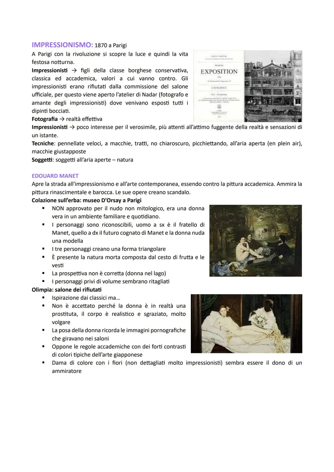 Programma storia dell’arte 5^