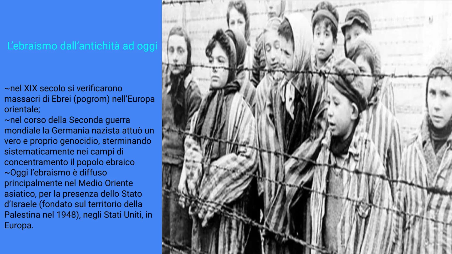 Ebraismo
Giacomo Bacino Che cosa é l'ebraismo?
L'ebraismo Religione ebraica, complesso delle credenze e della
cultura degli Ebrei. È una del