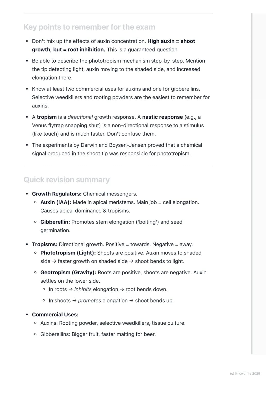 # Plant Growth and Responses

Introduction to plant growth and responses

Plants need to respond to their environment to survive, just like 