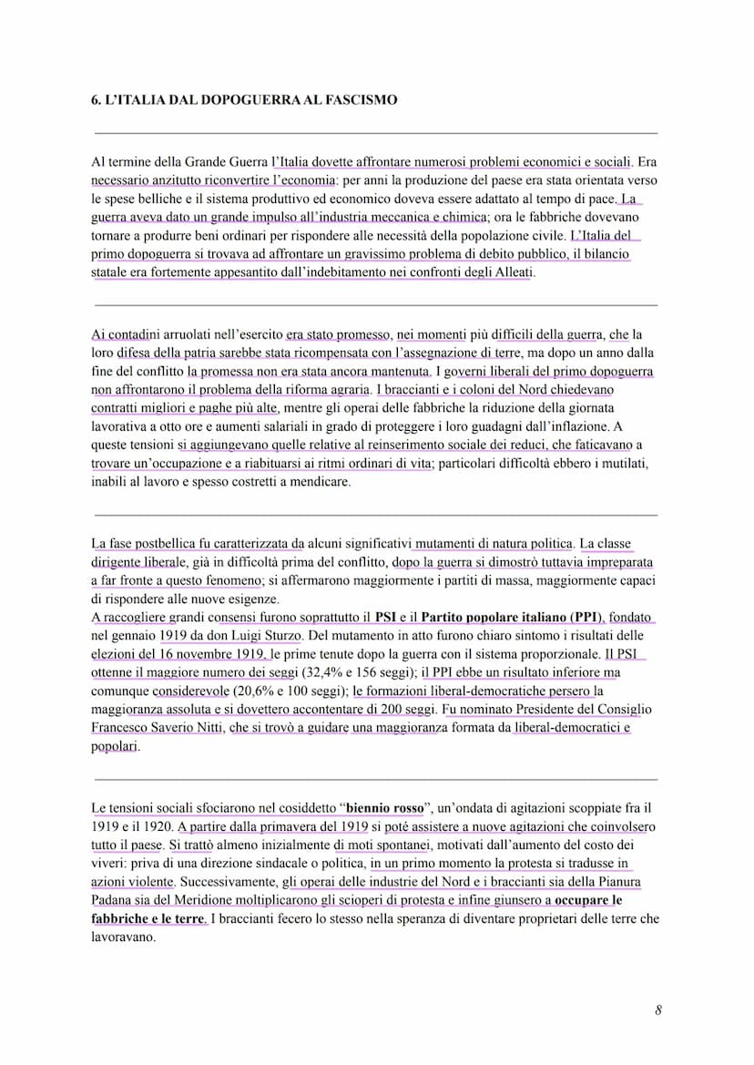 Storia capitoli 5, 6, 7
5. LA RIVOLUZIONE RUSSA DA LENIN A STALIN
Il 23 febbraio 1917 (1'8 marzo del calendario gregoriano) scoppiò nella ca