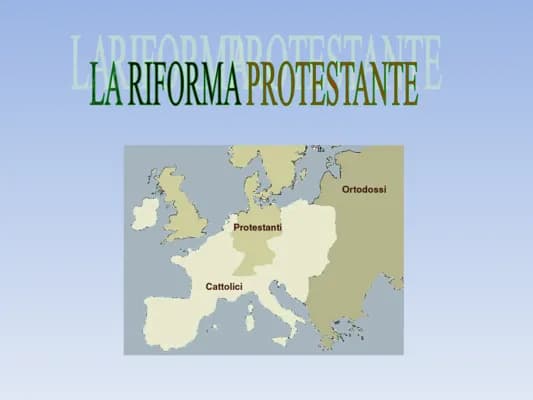 Know La riforma protestante  thumbnail