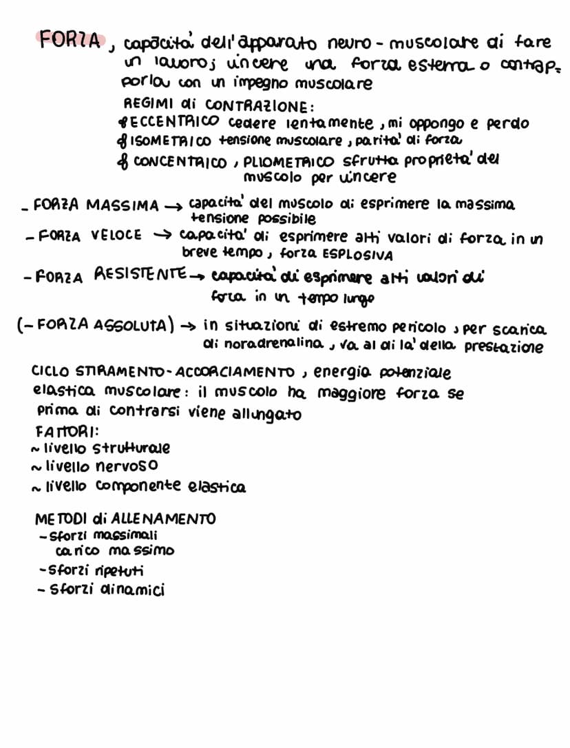 CAPACITA' CONDIZIONALI
↳ capacito' che abbiamo che condicionano la prestacione
Sportiva:
- FORZA
-RESISTENZA
- ELASTICITA' /MOBILITA' ARTICO