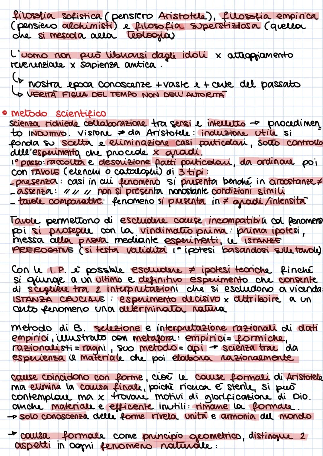 BACONE
• Primo a individuare che l'obiettivo della scienza è realiz
zazione del dominio dell' Jomo sulla natura.
• Considerato il profeta de