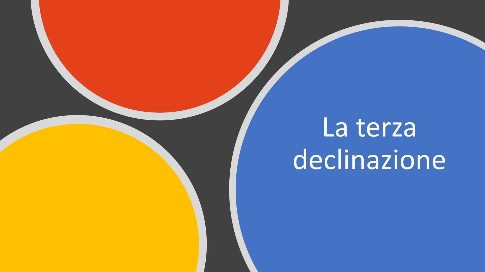 La terza
declinazione I nomi della
|||
declinazione
La III declinazione è la più ricca
di nomi e la più complessa.
Ne fanno parte nomi di ge