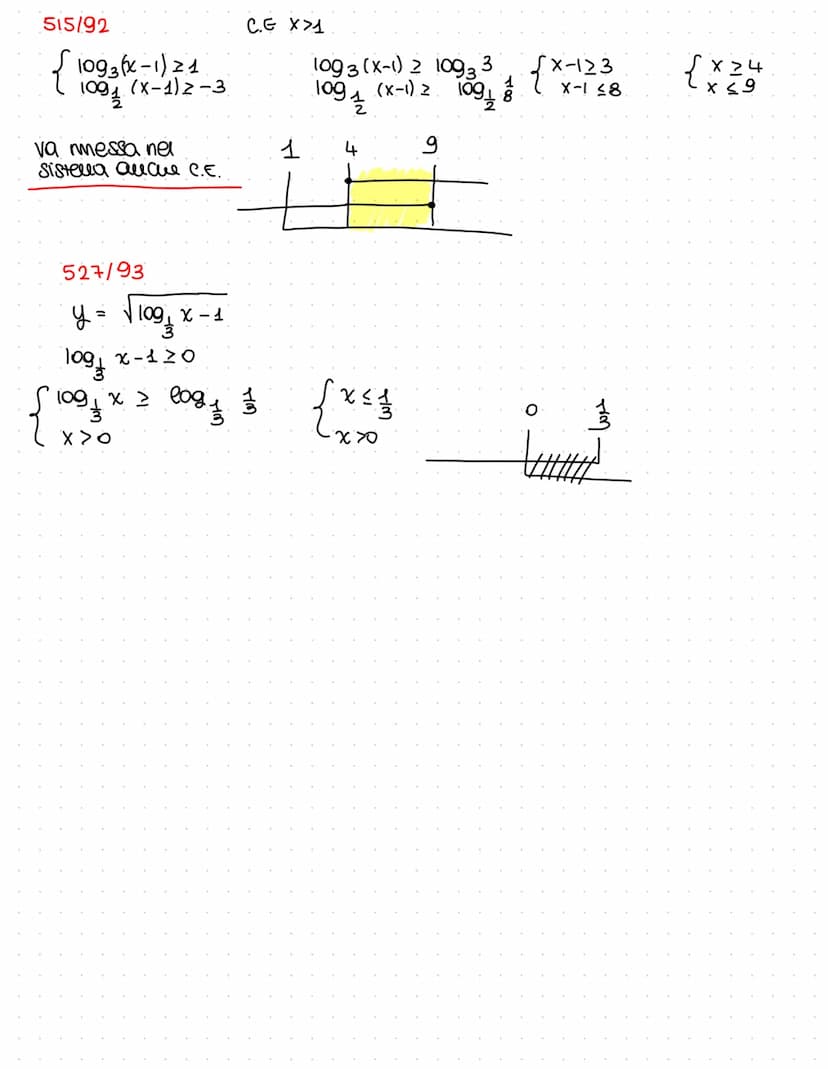 X = 109(a) b
logaritmo in base A ou B
a>o na#1
(base)
b> (argomento del logaritmo)
Def: l'esponente da dare alla base per ottenere l'argomen