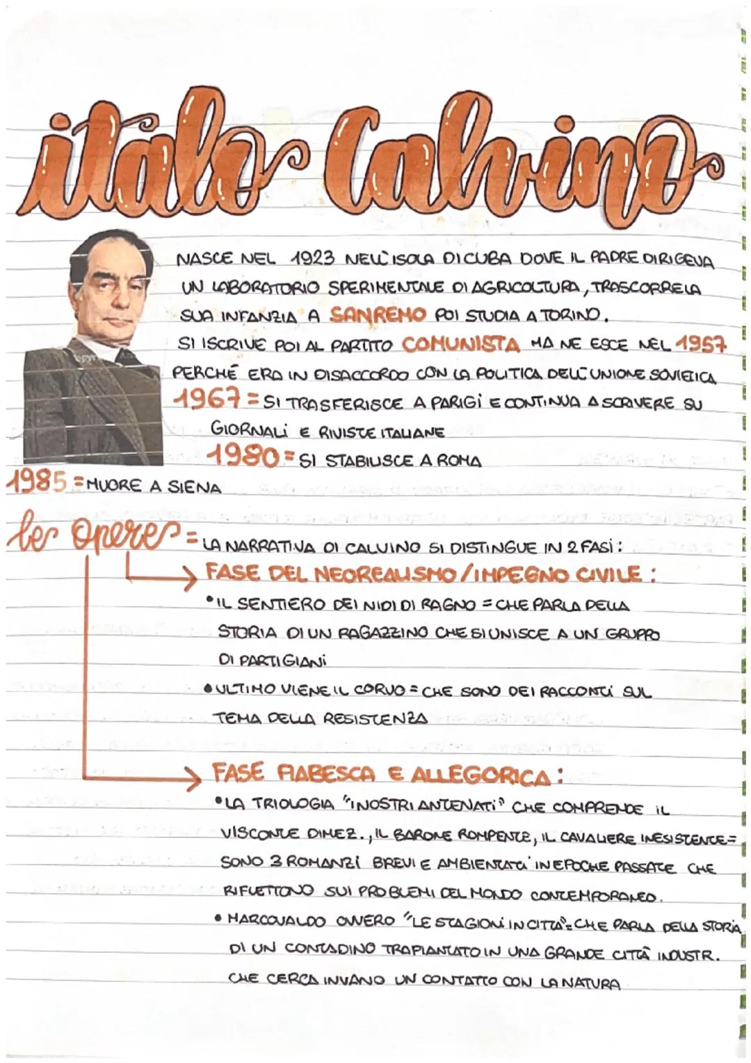 Italo Calvino's Stories: Fun Allegories and Changing Style