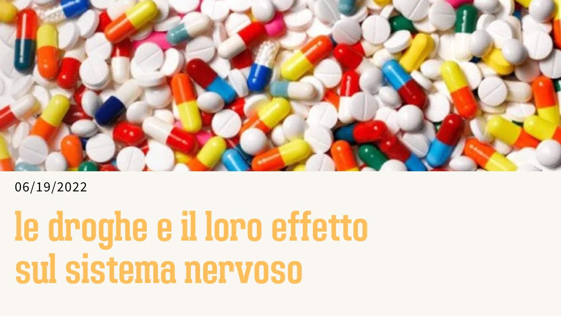 
<p>Le droghe e il loro effetto sul sistema nervoso influenzano sia il nostro corpo che la nostra mente. Le droghe sono sostanze psicoattive