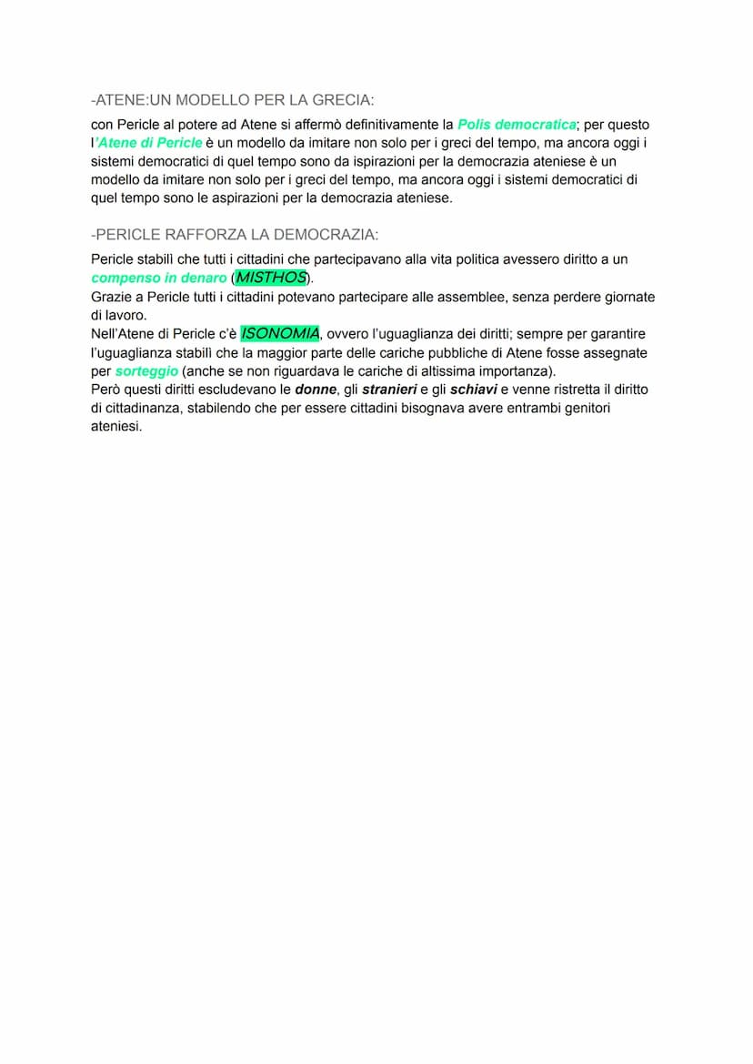 PERICLE E IL RAFFORZAMENTO DELLA
DEMOCRAZIA
-CIMONE RIPRENDE LA GUERRA CONTRO LA PERSIA:
nel 471 a.C. TEMISTOCLE viene accusato di voler ins