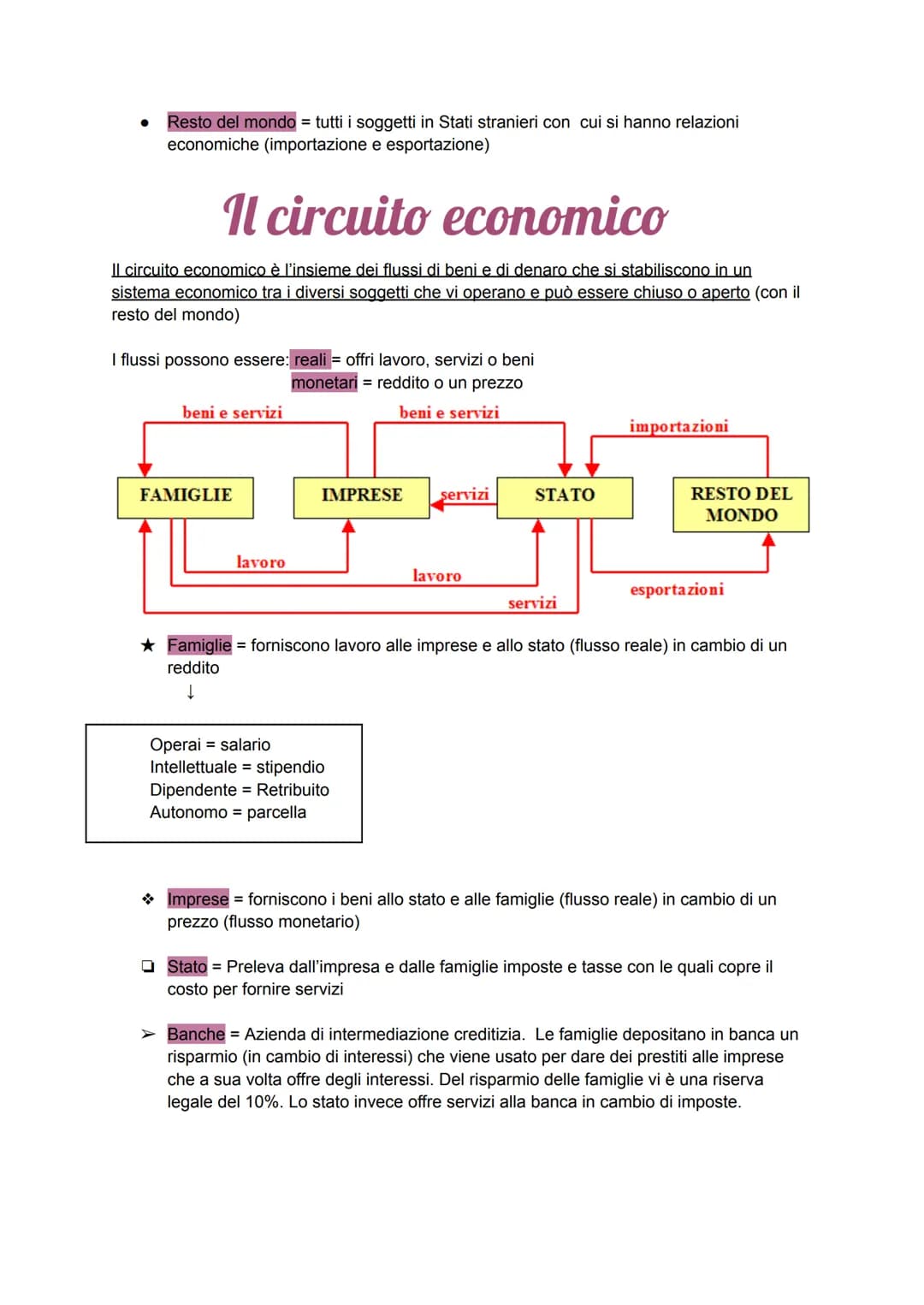 L'economia
L'economia è la disciplina che studia il modo migliore di utilizzare le risorse disponibili, così
da accrescere al massimo la lor