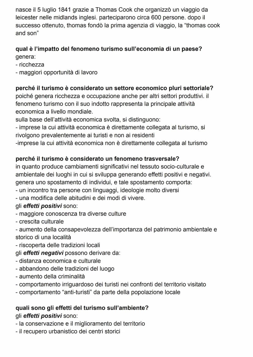 perchè si parla di "fenomeno turismo"?
il turismo è un fenomeno in continua e inarrestabile crescita. per l'OMT il diritto
al riposo e al te