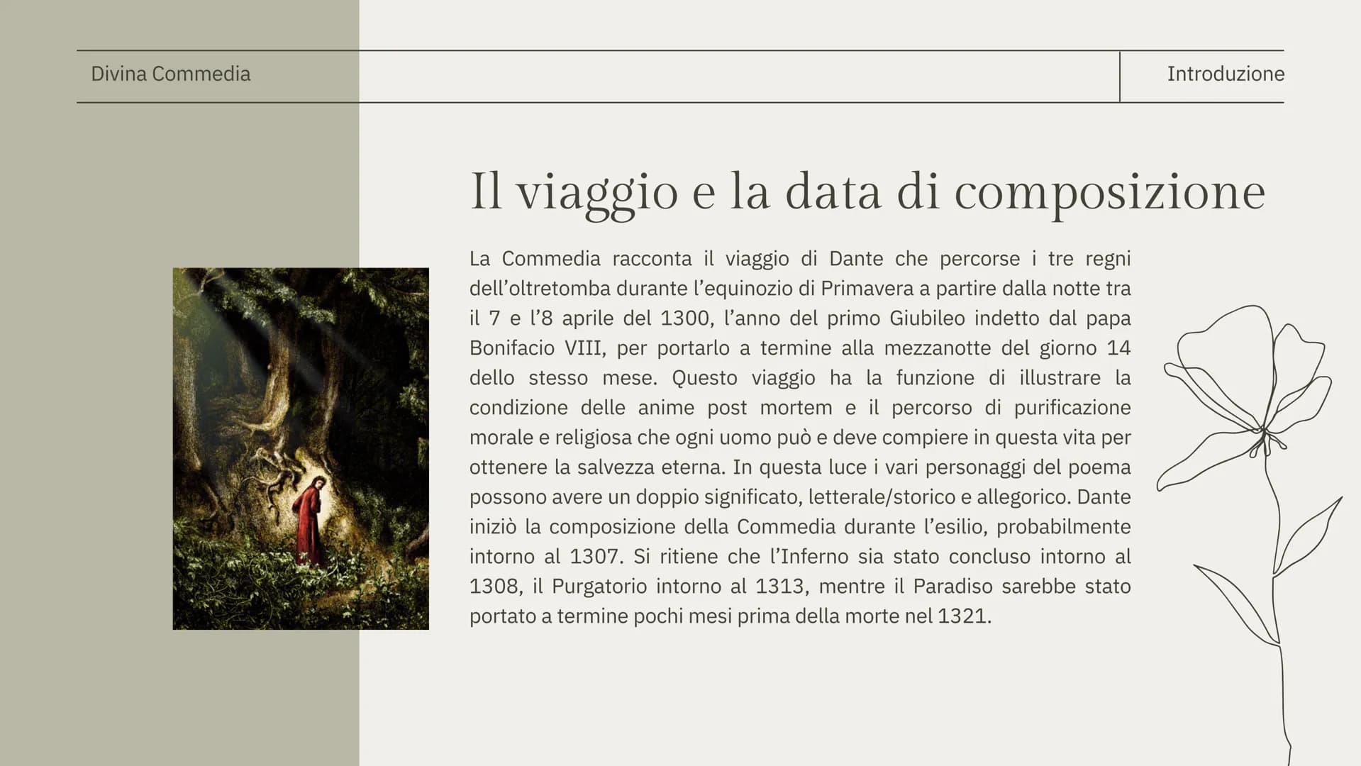 66
La Divina Commedia
IMG
00000 5000000
000000 000000
90 Divina Commedia
Introduzione
La Divina Commedia è un poema allegorico-didascalico d