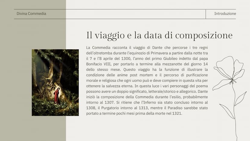 66
La Divina Commedia
IMG
00000 5000000
000000 000000
90 Divina Commedia
Introduzione
La Divina Commedia è un poema allegorico-didascalico d