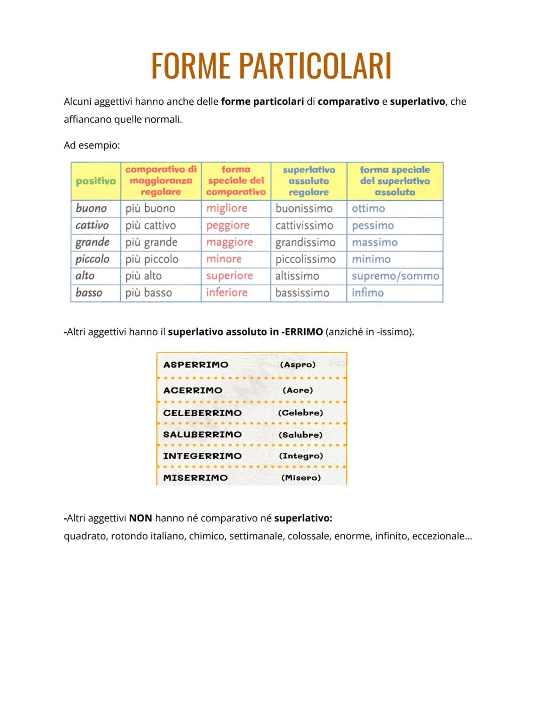 L'AGGETTIVO
L'AGGETTIVO è la parte variabile del discorso che si aggiunge al nome per indicarne una
qualità e per darne un'informazione, det