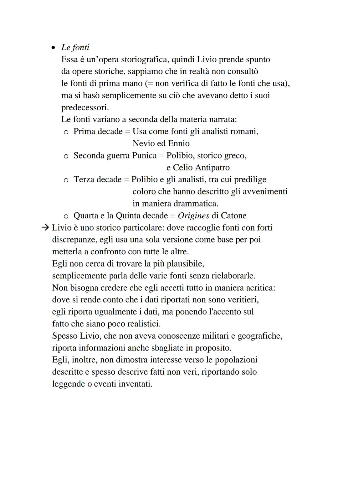 ## Tito Livio

*   Periodo storico

    Livio nasce in un periodo storico particolare:

    *   Vi è una grave crisi causata da guerre civil