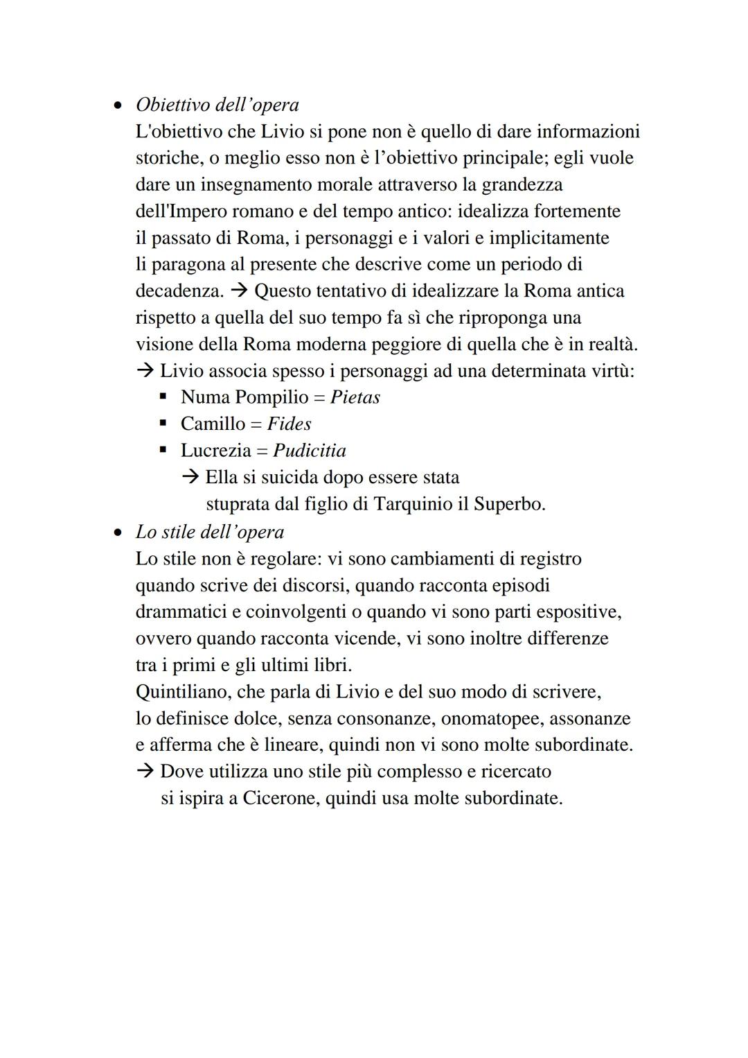 ## Tito Livio

*   Periodo storico

    Livio nasce in un periodo storico particolare:

    *   Vi è una grave crisi causata da guerre civil