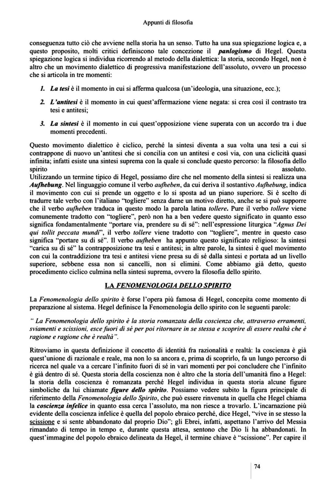 Appunti di filosofia
di Dio, ci riportiamo a concetti e parole umane che, in analogia, ci permettono di approssimarci
all'idea di Dio.
Georg