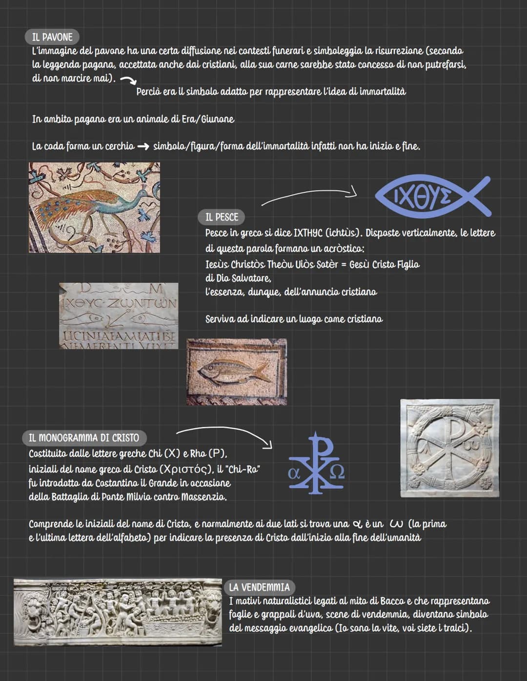 l'arte paleocristiana
L'arte che si è sviluppata nei primi secoli del cristianesimo (tra il II e il VI secolo d.C.), sul
territorio dell'Imp