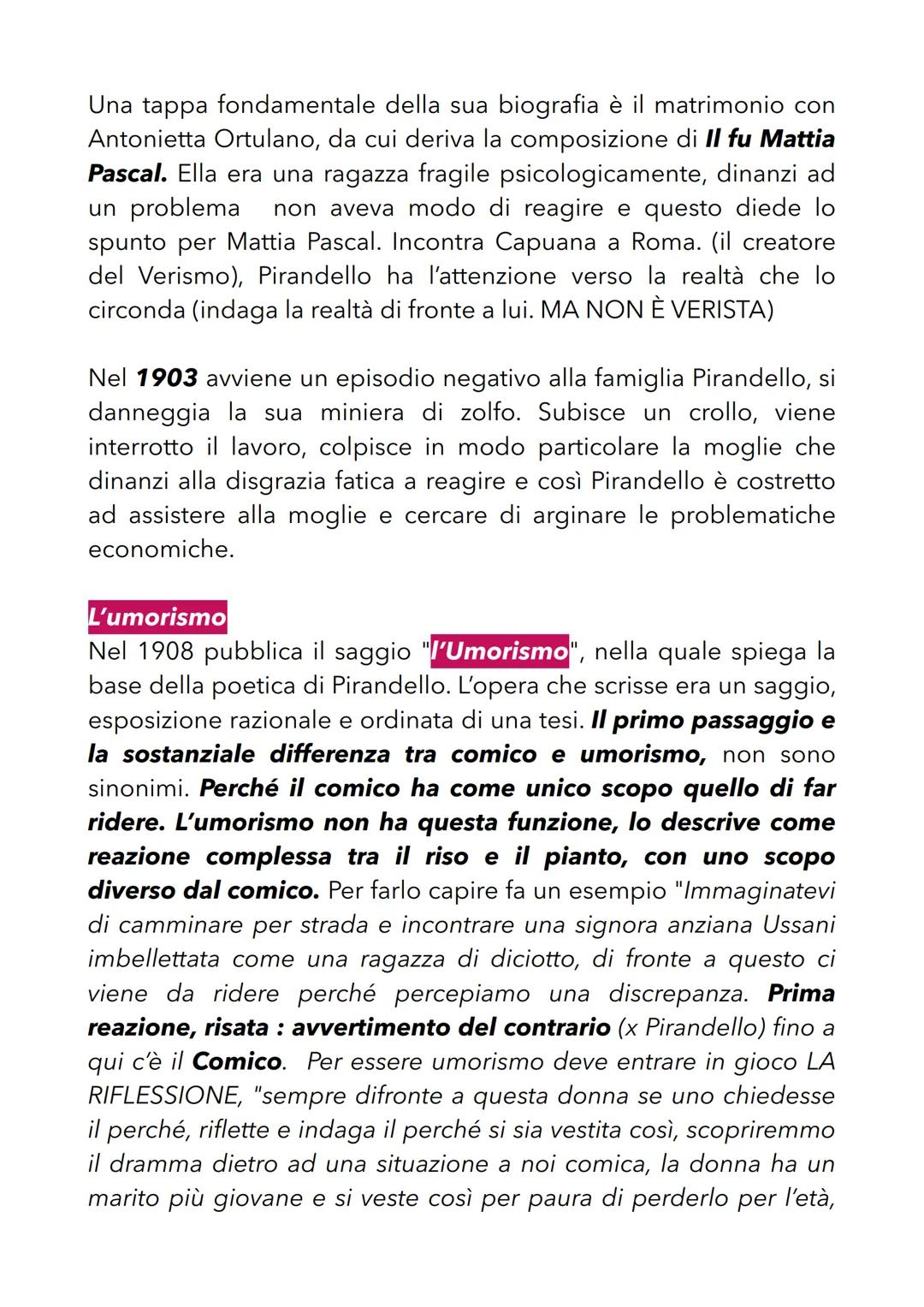 Modulo 4 - Pirandello
# Luigi Pirandello
Pirandello e Svevo hanno lo stesso oggetto di studio: l'uomo del
novecento. Giungono a punti divers