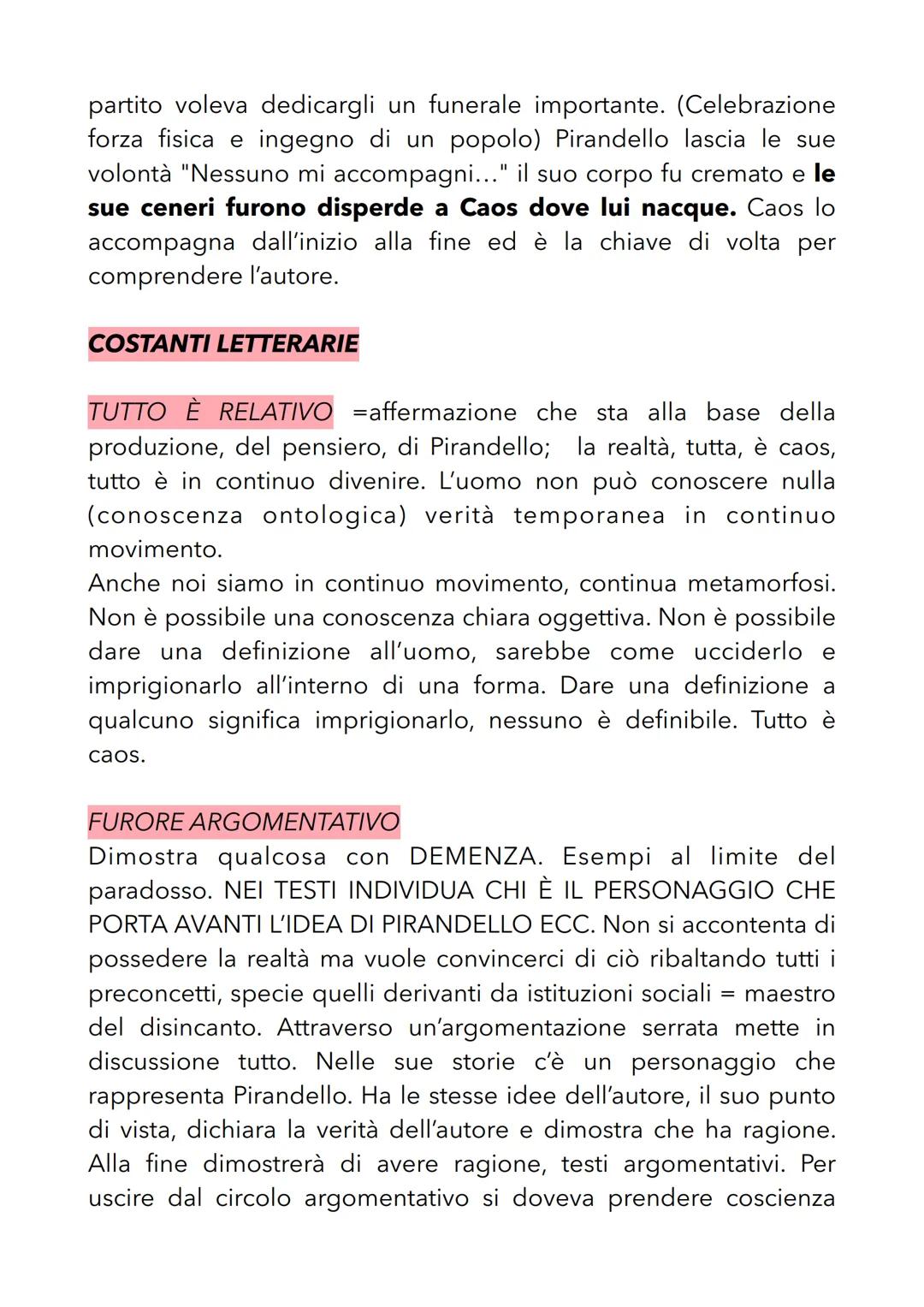 Modulo 4 - Pirandello
# Luigi Pirandello
Pirandello e Svevo hanno lo stesso oggetto di studio: l'uomo del
novecento. Giungono a punti divers
