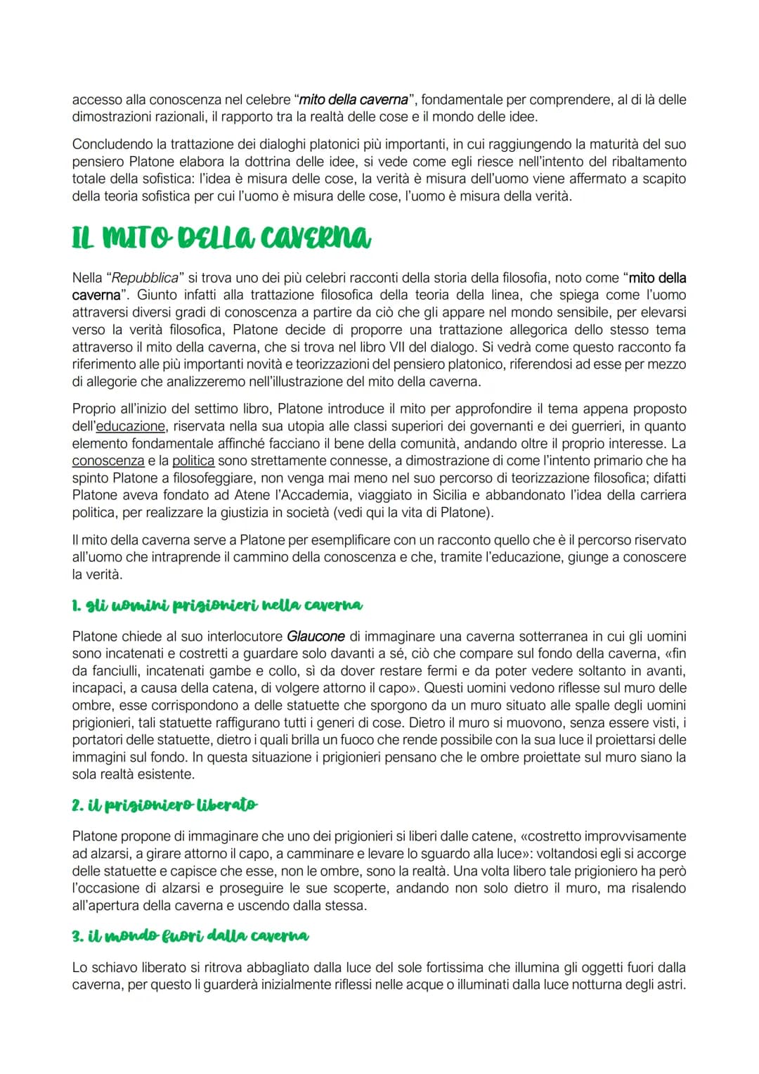 La DOTTRINA DELLE IDEE
1. le idee e il mondo delle idee
La teoria delle idee nasce in Platone a partire da un elemento introdotto dal suo ma