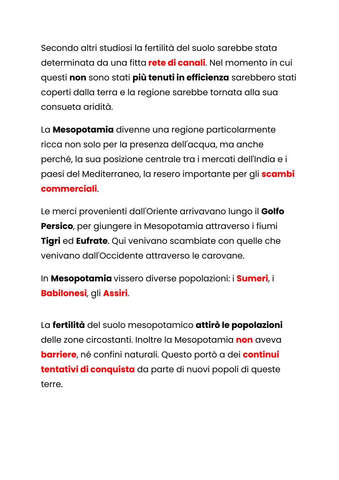 I SUMERI
Ancora oggi non sappiamo con sicurezza da dove sono
giunti i Sumeri:
• forse provenivano dall'altopiano dell'Iran;
• o forse dal te
