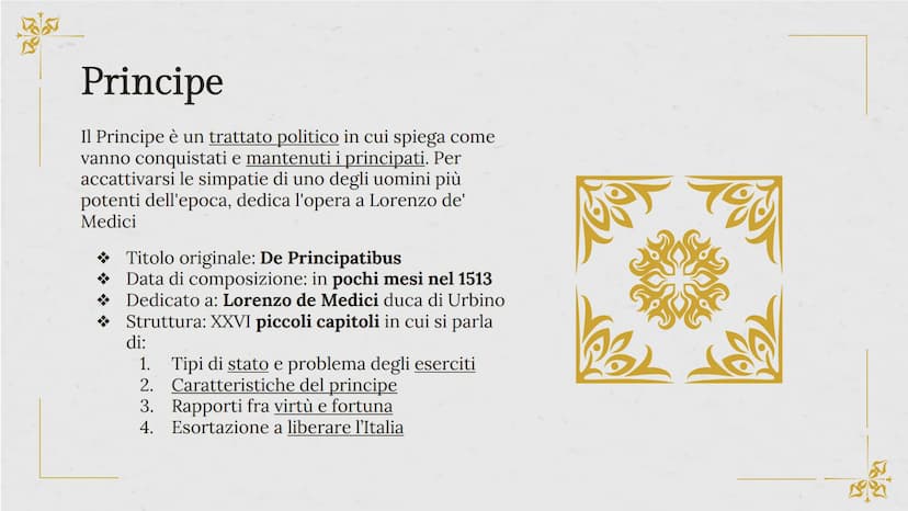 Loc
Niccolò
Machiavelli
Storico, filosofo, scrittore, drammaturgo,
politico, diplomatico italiano
“Padre della scienza politica” 01.
La vita