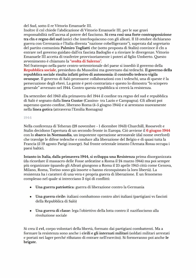 SECONDA GUERRA MONDIALE
La Germania era caratterizzata da un clima di forte tensione dovuto da diversi fattori tra
cui:
le dure condizioni p