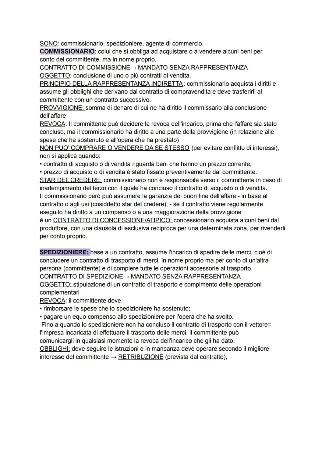 COLLABORATORI DELL'IMPRENDITORE COMMERCIALE:
SUBORDINATI/DIPENDENTI: operano alle dipendenze e sotto direzione dell'imprenditore
POTERE DI R