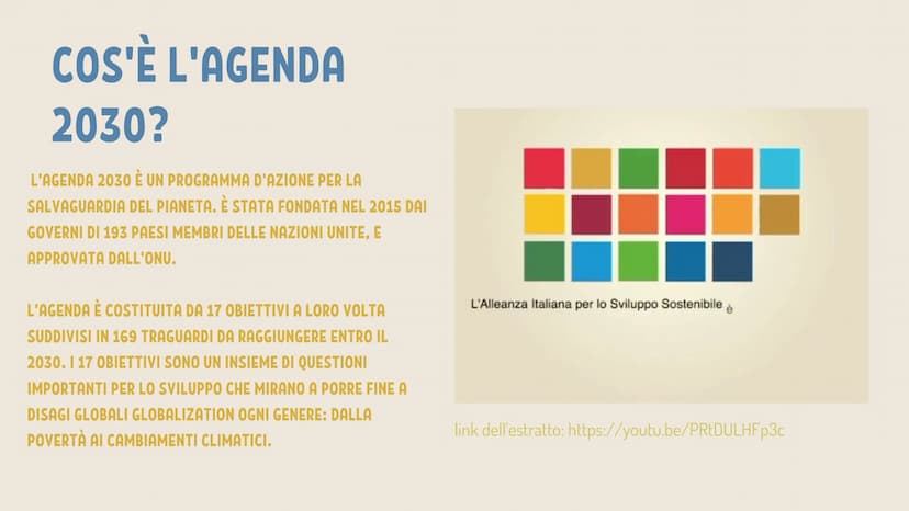 1 IL PROGRAMMA
1 - COS'È L'AGENDA 2030?
2- QUALI SONO GLI OBIETTIVI?
L'OBIETTIVO 3 DELL'AGENDA
3-
4 -
SALUTE E BENESSERE
5-
GLI OSM PER L'OB