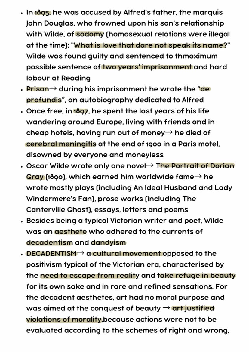 THE PICTURE OF
DORIAN GRAY
GENERAL INFORMATION:
Title: The picture of Dorian Gray
Author: Oscar Wilde
First publication: 1890
Genre: Gothic 