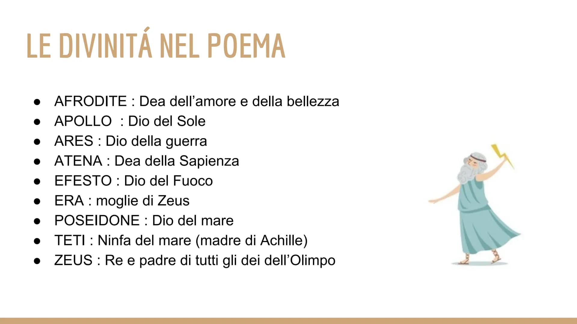 ILIADE
-EPICA CLASSICA-
I CONTENUTI
Vicende di una lunga guerra tra Troiani e Achei :
Achei →→→ Per conquistare Troia dopo un lungo assedio
