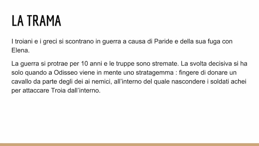 ILIADE
-EPICA CLASSICA-
I CONTENUTI
Vicende di una lunga guerra tra Troiani e Achei :
Achei →→→ Per conquistare Troia dopo un lungo assedio
