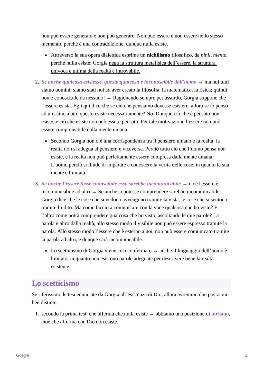 Gorgia
Gorgia
Con Gorgia la sofistica tocca probabilmente i suoi apici. Protagora e Gorgia sono i due
massimi esponenti della sofistica grec