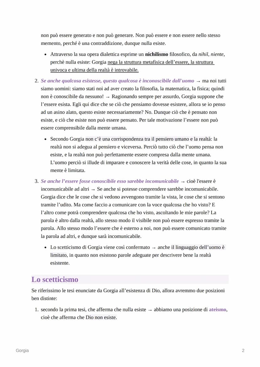 Gorgia
Gorgia
Con Gorgia la sofistica tocca probabilmente i suoi apici. Protagora e Gorgia sono i due
massimi esponenti della sofistica grec