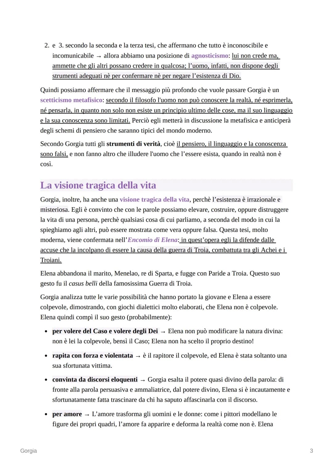 Gorgia
Gorgia
Con Gorgia la sofistica tocca probabilmente i suoi apici. Protagora e Gorgia sono i due
massimi esponenti della sofistica grec