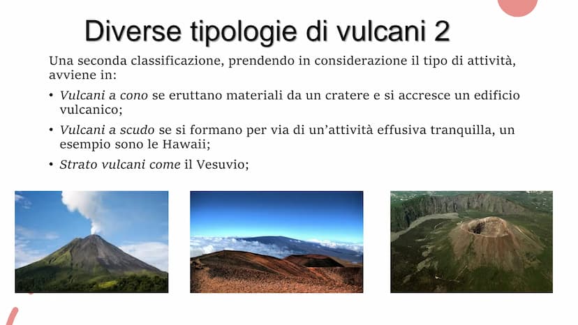 0
Vulcani Cos'è un vulcano?
E' una spaccatura della crosta terrestre dal quale fuoriesce massa rocciosa
fusa,chiamata magma, che può essere 