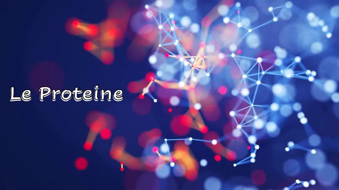 Le Proteine