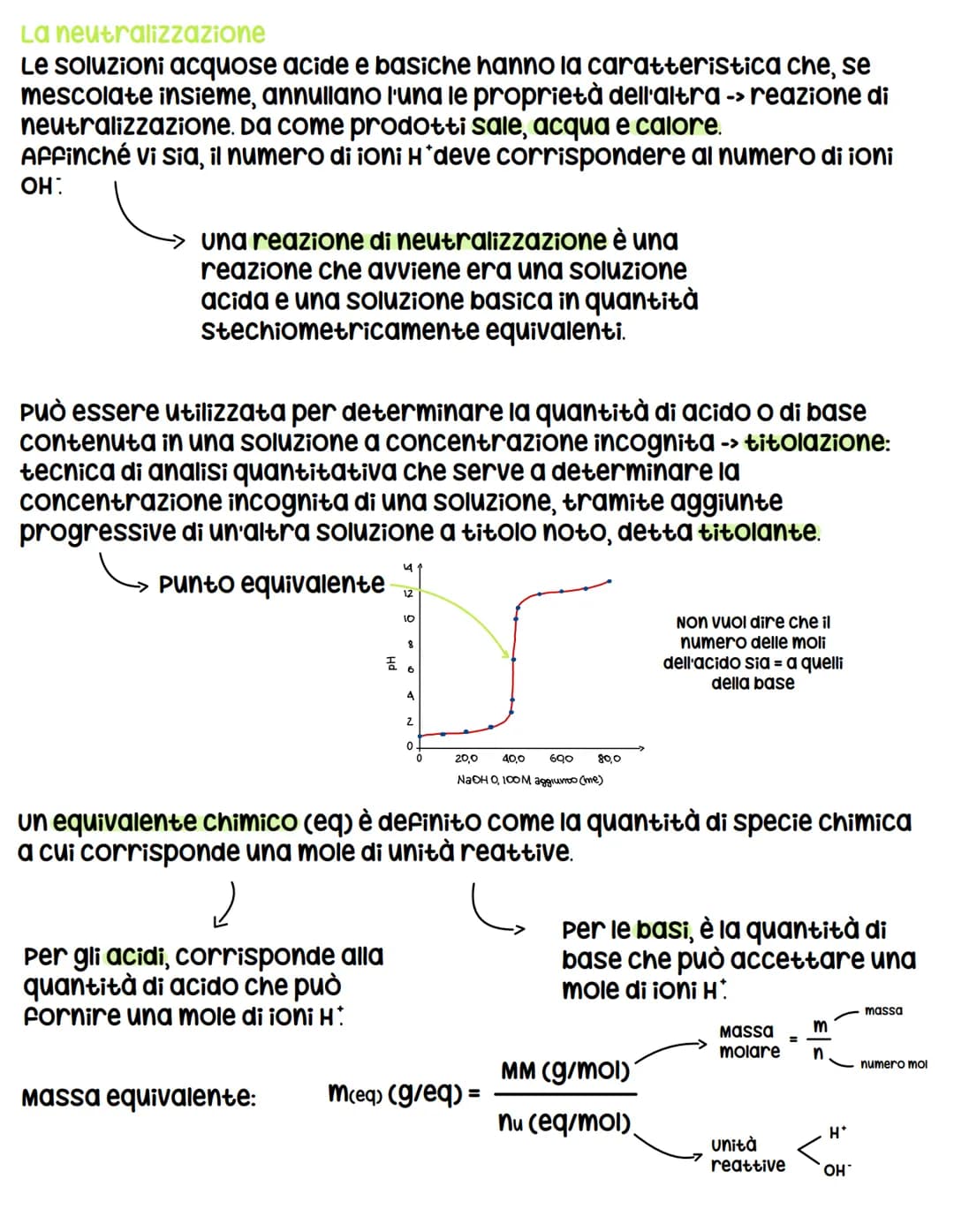 La teoria di Arrhenius
Anche se incompleta, la teoria a permette di
classificare come acide o basiche le principali
sostanze di uso comune.
