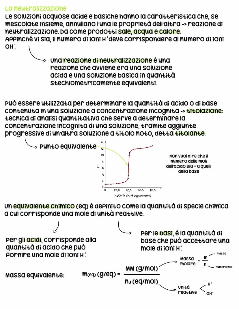 La teoria di Arrhenius
Anche se incompleta, la teoria a permette di
classificare come acide o basiche le principali
sostanze di uso comune.
