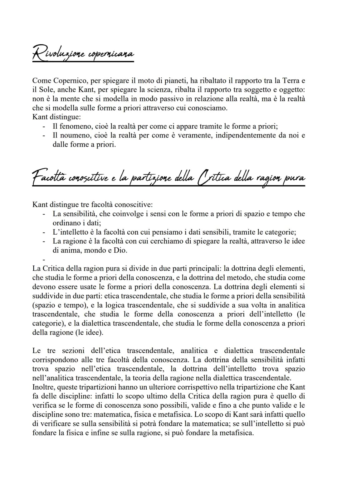 
<h2 id="dissertazionedel70">Dissertazione del 70</h2>
<p>Nel 1770, Kant pubblica “La forma e i principi della conoscenza sensibile e intell