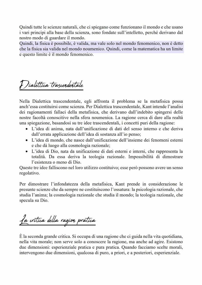 
<h2 id="dissertazionedel70">Dissertazione del 70</h2>
<p>Nel 1770, Kant pubblica “La forma e i principi della conoscenza sensibile e intell