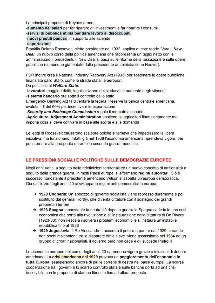 IL DOPOGUERRA IN EUROPA E NEI DOMINI COLONIALI
GLI EFFETTI DELLA GUERRA MONDIALE IN EUROPA
La guerra del 1914-1918 ha provocato in Europa da